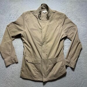 Anatomie Women's Tanzania Jacket XL Khaki Tan Safari Travel Lightweight Stretch